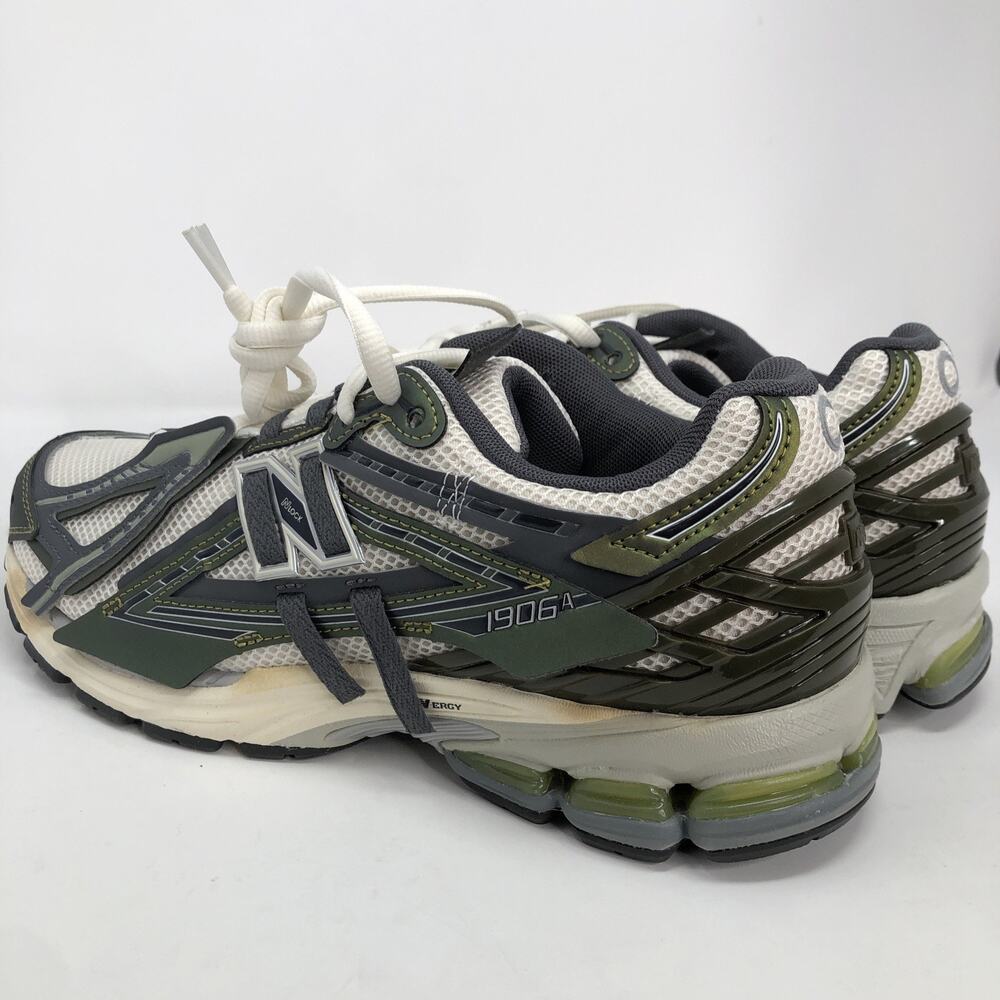 New Balance 1906A Unisex W12.5/M11 Green Mesh Lace Up Casual Sneaker - Picture 5 of 14